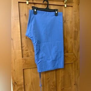 Port Authority Men's Royal Blue drawstring scrubs